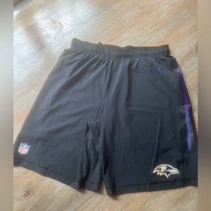 Men's NFL Ravens Performance Shorts size XL